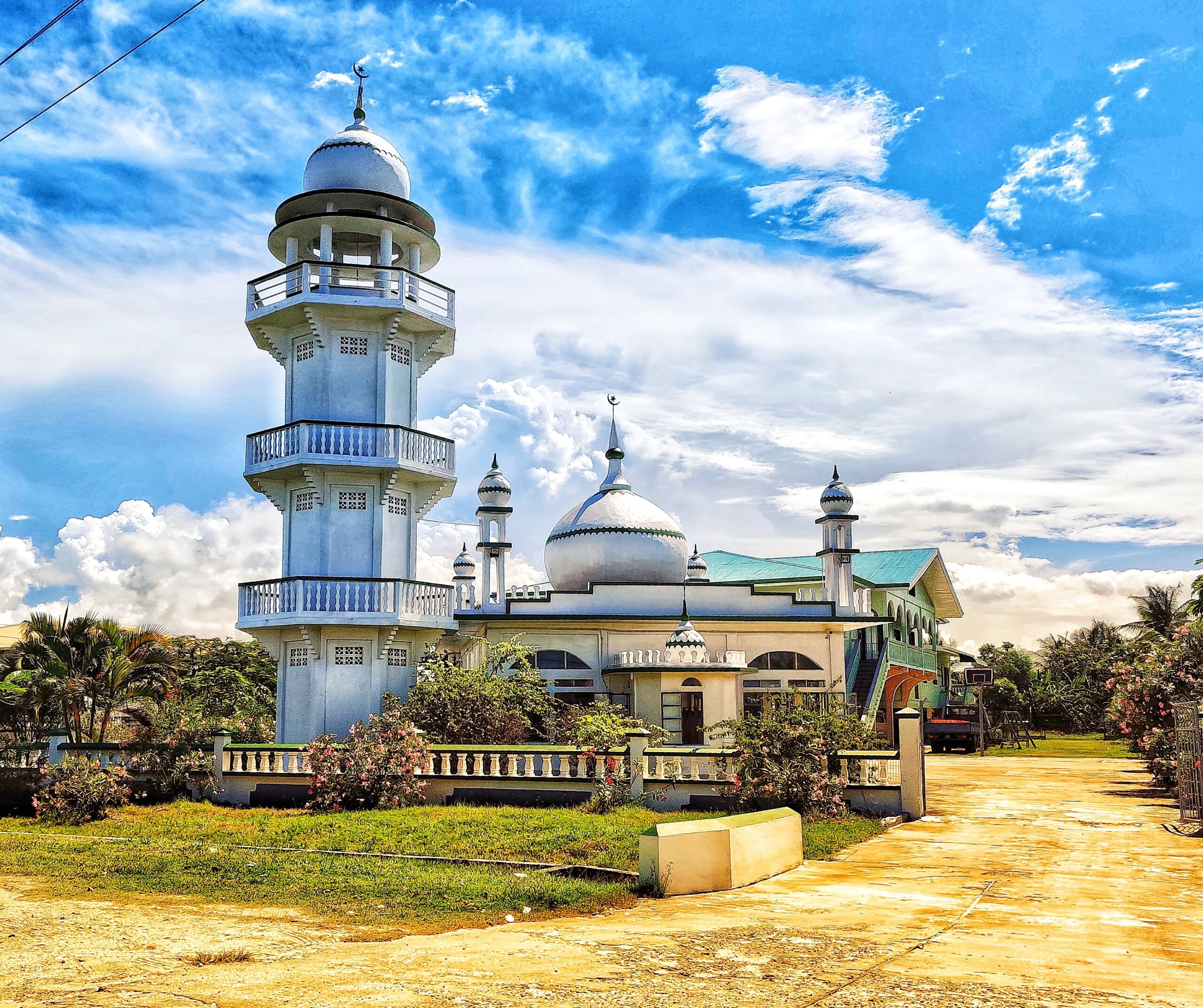 A mosque located on the East Coast of Demerara, Guyana